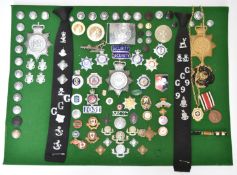 Police, nursing and similar display including Special Constabulary medal awarded to Leonard Gretton,