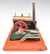 Line-Mar model J2734 stationary live steam engine, with oscillating cylinder and spring type