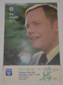 Neil Armstrong (NASA Apollo 11 first man on the moon) signed dinner ticket. Obtained by the vendor