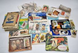 Cigarette, tea and other collectors cards, loose and in albums