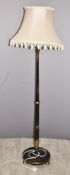 Chinoiserie lacquer standard lamp