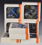 Eight IXO Junior 1:72 scale diecast model aeroplanes including Bristol Beaufighter Mk.X