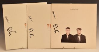 Pet Shop Boys - Please, two copies, both appear EX, and Actually. Signed on front covers