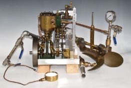 Stuart Turner 5A live steam stationary or marine live steam engine, having Stephenson's link