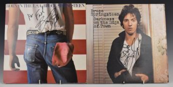 Bruce Springsteen - Darkness On The Edge Of Town and Born In The USA. Both appear at least VG.