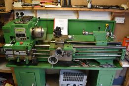Warco BH900 model engineer's or similar lathe with 3 & 4 jaw chucks, steadies, face plate,