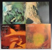 Slowdive - Just For A Day (cre lp 094). Record and inner appear EX, fully signed cover VG. Plus