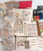 A large quantity of GB and world stamps in bags and various albums including The Strand