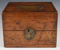 Early 20th century Telegraph Line Test Set 'Telegraph Works Silvertown London No. 445' with brass