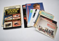 Seventeen books and pamphlets all relating to steam models and including engines Blechspeilzeug