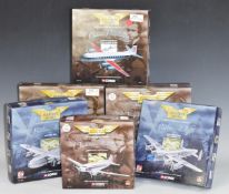 Six Corgi The Aviation Archive 1:144 scale diecast model aeroplanes Berlin Airlift Avro York 47205
