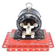 Doll dynamo circa 1927-1930 on Bowman style drilled base marked 2½ volts, width 12cm