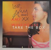 Amy Winehouse - Take The Box (12 IS 840). Record appears EX. Signed love, Amy xx on front cover