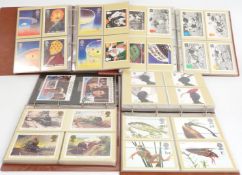 Four folders of GB PHQ cards