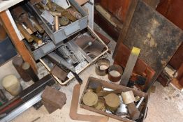 A quantity of model engineering materials including bronze, aluminium and steel Please note this lot