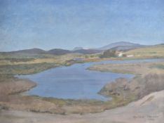 Arnold Mason (1885-1963) oil on canvas of loch landscape, possibly Scottish or Irish, signed and