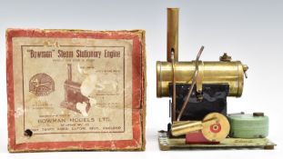 Bowman - Luton stationary live steam steam engine, with original box