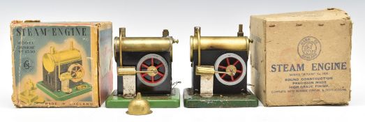 Two SEL Model 'Junior' live steam engines, with original boxes