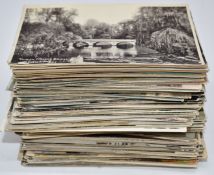 Approximately 220 vintage postcards including Stroud, Cotswolds, Gloucestershire, Salisbury,