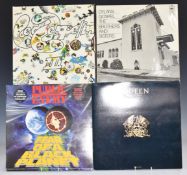 Approximately 70 albums including REM, T Rex, Genesis, Fleetwood Mac, John Denver, Simon and