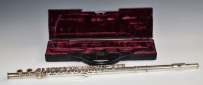 Buffet Crampon 228, silver plated flute, in fitted original case, serial no 69481B