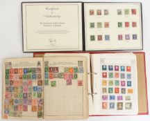 Westminster stamp folder, Victoria onwards, The Wanderer Stamp Album, together with a stamp
