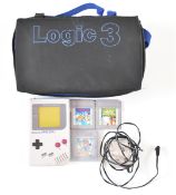 Nintendo Game Boy and three games Super Mario Land, Super Mario Land 2 and Kirby's Dream Land, in