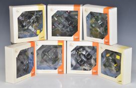 Seven IXO Junior 1:72 scale diecast model aeroplanes including Brewster B-239 Buffalo PIXJ000026,