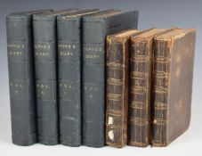 Samuel Pepys Diary and Correspondence with a Life and Notes by Richard Lord Braybrooke published for