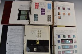 A specialist GB mint Machin collection including cylinder blocks, coils etc, in four folders