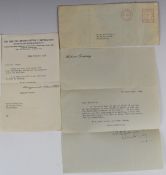 Clement Attlee signed autograph letter on House of Lords headed paper dated 11th April 1961,