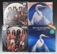 Faith No More - A collection of albums, picture discs, twelve and seven inch singles, including