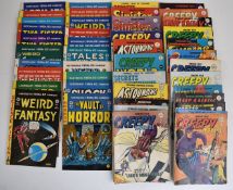 Twenty E.C. comics reprinting pre-code horror, crime and sci-fi together with 24 Alan Class comics.