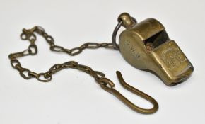 GWR permanent way whistle on chain