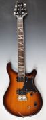 PRS Santana SE electric guitar, serial no E08931, with strap and original soft case.