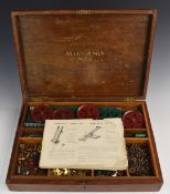 Meccano outfit 5, in original fitted wooden box with instructions.