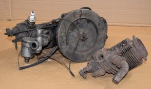 ABC Skootamota inlet over exhaust engine number 1215, with attached carburettor and CAV magneto,