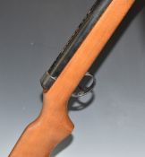 BSA Meteor .22 air rifle with semi-pistol grip and adjustable sights, serial number TH63128, in
