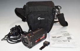 Panasonic HC-VX980 4k wireless digital camcorder, with instructions, shoe adaptor and mains adaptor,