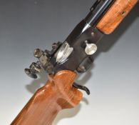 BSA Martini International .22 underlever-action target rifle with semi-pistol grip, raised cheek