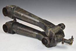 German WW1 military 'donkey ears'  binocular prismatic periscope marked 'A-G Hahn Cassel H/6400 Gi
