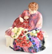 Royal Doulton 'Flower Seller's Children', HN1342, H20cm