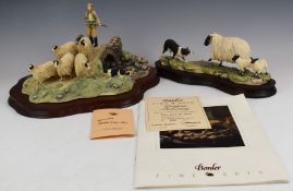 Border Fine Arts limited edition figure 507/1500 'Down from the Hills' by Elizabeth Mcallister, with