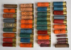 Forty various paper cased collector's shotgun cartridges including Eley Rocket, Velocity, Yeoman,