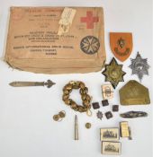 WW2 Red Cross and Order of St John prisoner of war box (empty), addressed to Senior British Officer,
