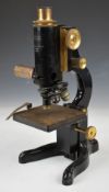W Watson & Sons 'Service' metallurgical microscope with three objective lenses, serial number on