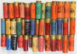 Forty paper cased collectors shotgun cartridges including Eley Special Trapshooting, Hardy