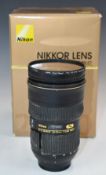Nikon AF-S Nikkor 24-70mm 1:2.8G ED SLR camera lens, in original box