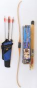Barnett Safari bow and five matching arrows, both in original boxes, together with a Ben Pearson