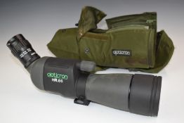 Opticron HR 66 spotting scope with cover
